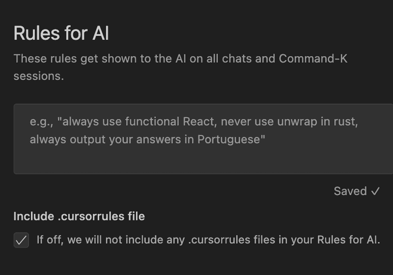 Rules for AI